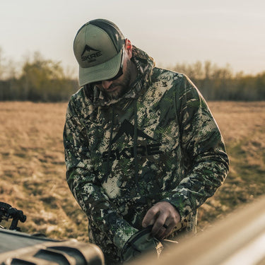 Men’s SKRE Mad Trapper Hoodie for cold weather use